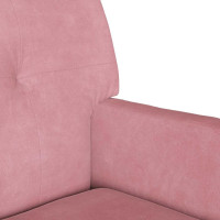 Produktbild för Chesterfield Bänk Rosa 112 x 65,5 x 75 cm Sammet