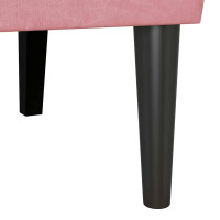 Produktbild för Chesterfield Bänk Rosa 112 x 65,5 x 75 cm Sammet