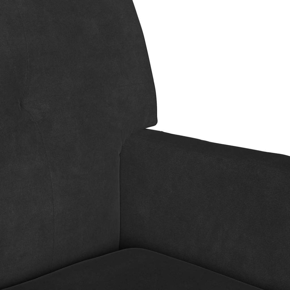 Produktbild för Chesterfield Bänk Svart 112 x 65,5 x 75 cm Sammet