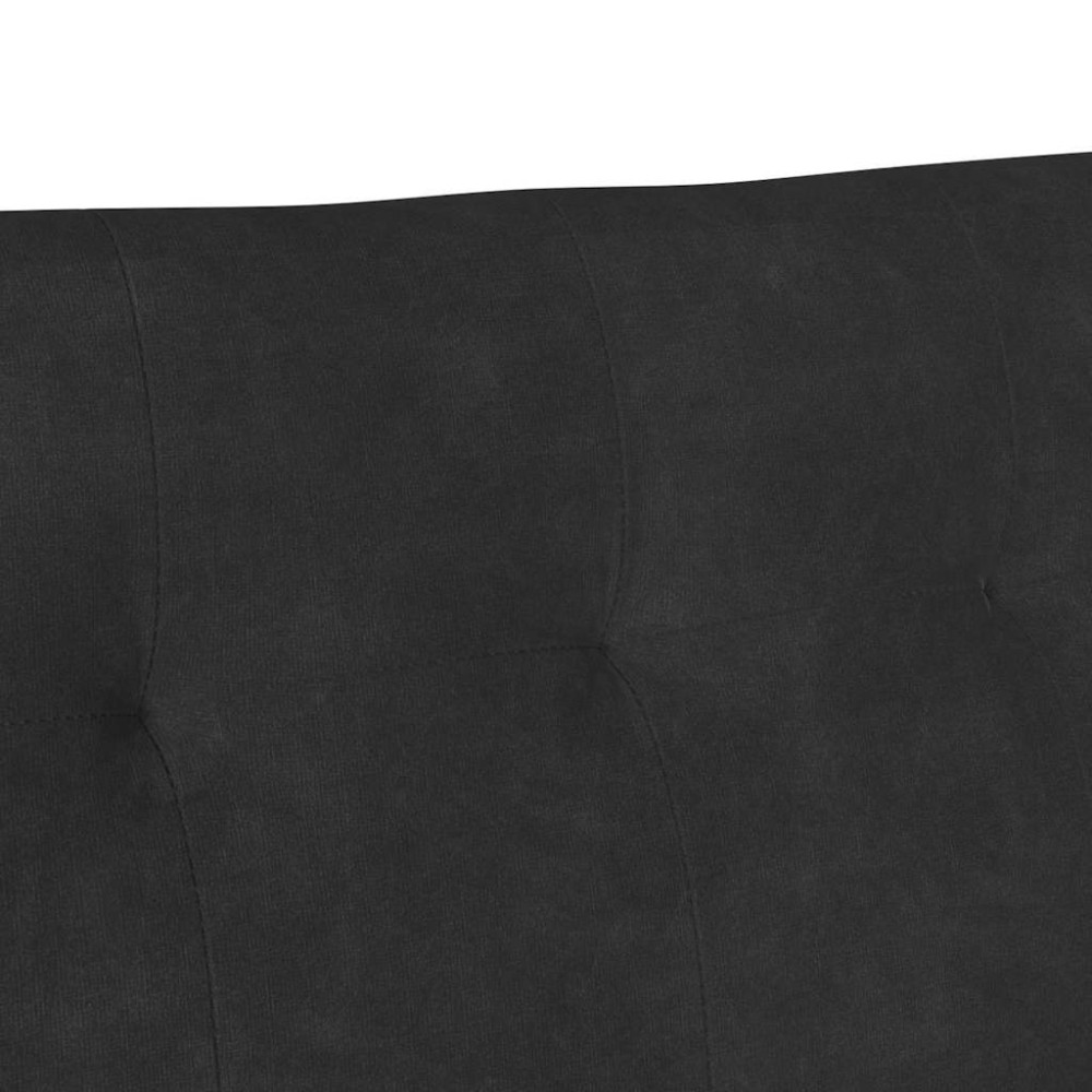 Produktbild för Chesterfield Bänk Svart 112 x 65,5 x 75 cm Sammet