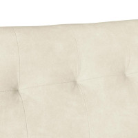 Produktbild för Chesterfield Bänk Kräm 112 x 65,5 x 75 cm Sammet