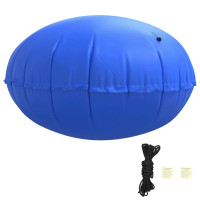 Produktbild för Vinter Pool Kudde Blå Ø 310 x 180 cm PVC