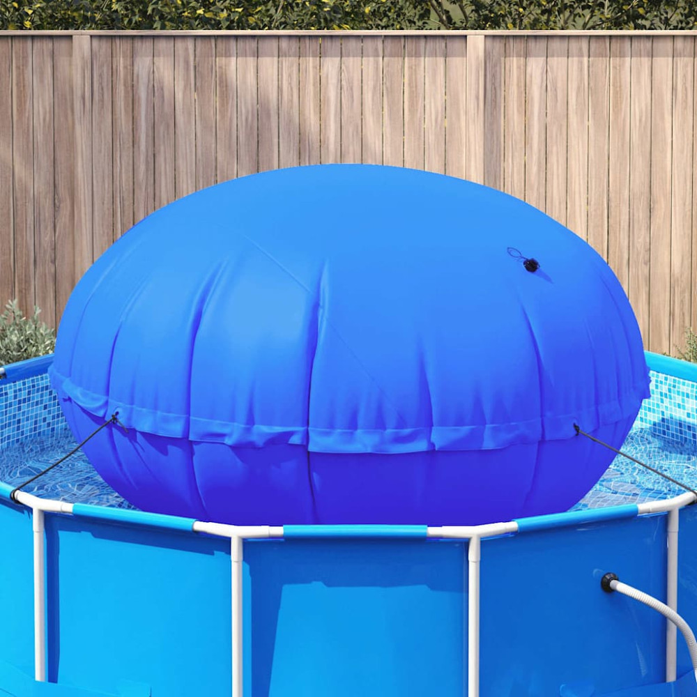 Produktbild för Vinter Pool Kudde Blå Ø 310 x 180 cm PVC