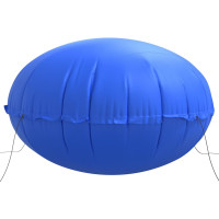 Produktbild för Vinter Pool Kudde Blå Ø 310 x 180 cm PVC