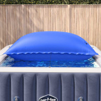 Produktbild för Vinter Pool Kudde Blå 380 x 180 x 140 cm PVC