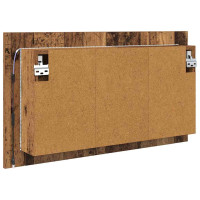 Produktbild för Badrumsspegelskåp Gammalt trä 80 x 12 x 45 cm Konstruerat trä