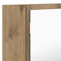 Produktbild för Badrumsspegelskåp Artisan Ek 80 x 12 x 45 cm Konstruerat trä
