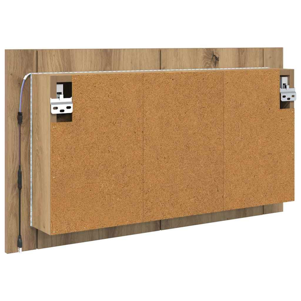 Produktbild för Badrumsspegelskåp Artisan Ek 80 x 12 x 45 cm Konstruerat trä