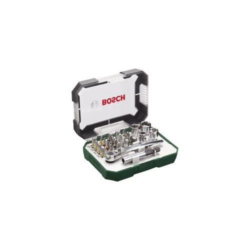 Bosch Powertools Bosch - skruvmejsel med spärrfunktion och bitsats - 26 delar