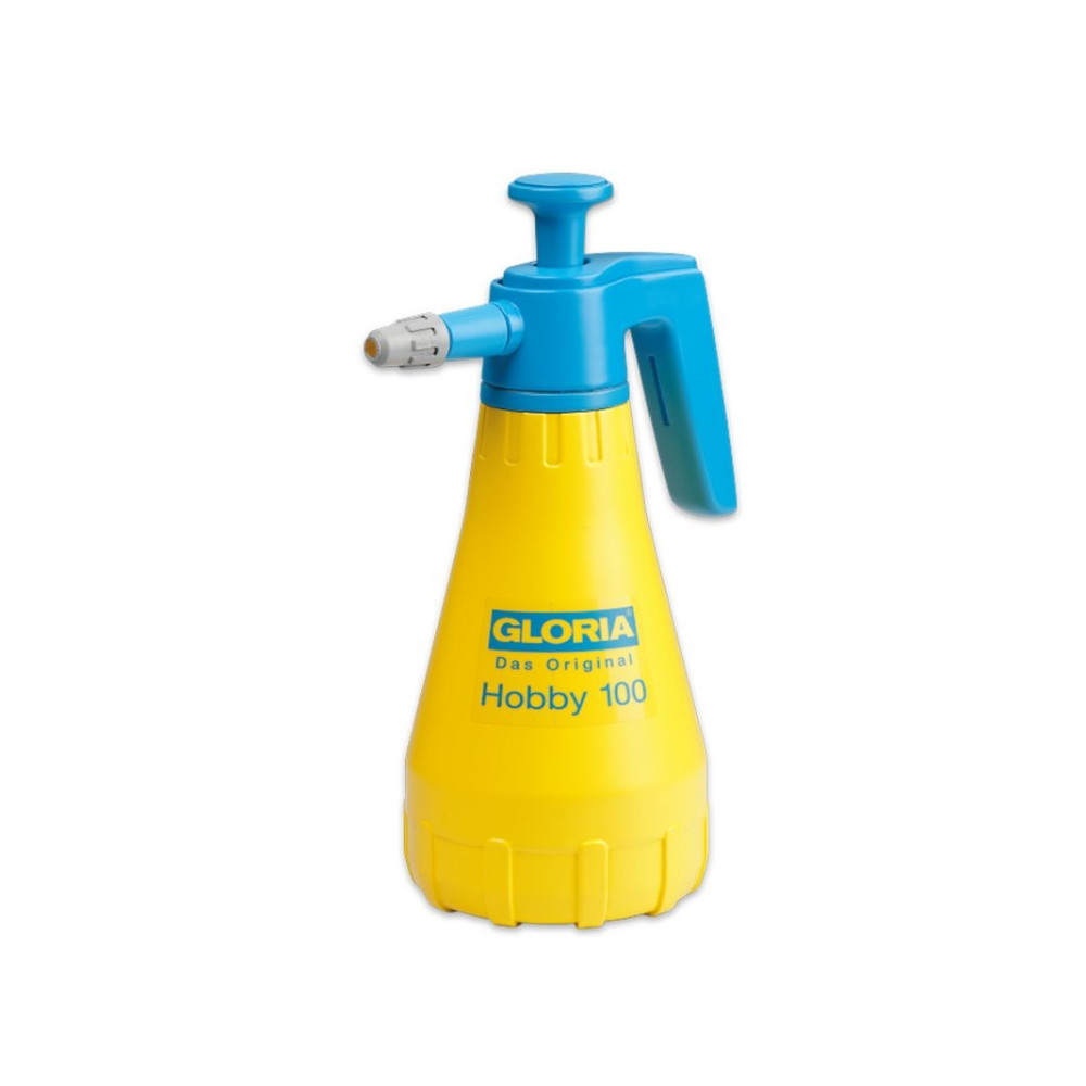 Produktbild för GLORIA Hobby 100, Handträdgårdspruta, 1,3 l, Blå, Gul, Plast...