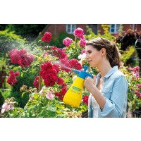 Produktbild för GLORIA Hobby 100, Handträdgårdspruta, 1,3 l, Blå, Gul, Plast...
