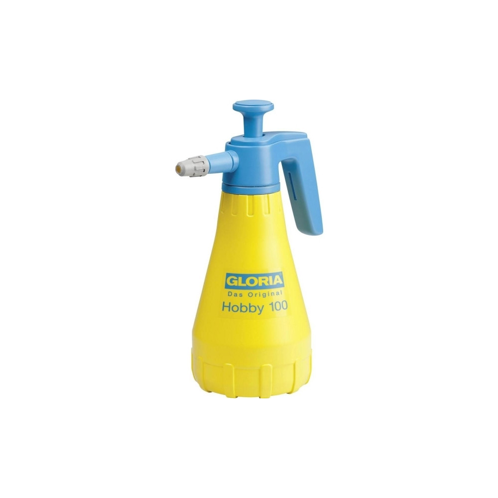 Produktbild för GLORIA Hobby 100, Handträdgårdspruta, 1,3 l, Blå, Gul, Plast...
