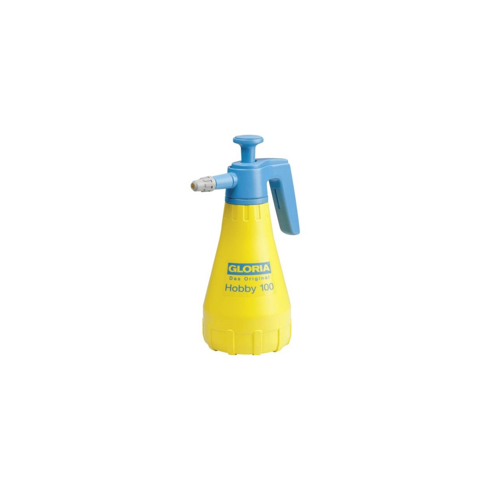 Produktbild för GLORIA Hobby 100, Handträdgårdspruta, 1,3 l, Blå, Gul, Plast...