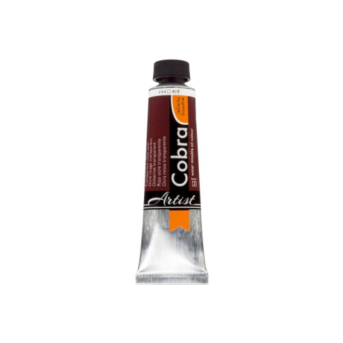 COBRA Cobra Artist Water-Mixable Oil Colour Tube Transparent Red O...