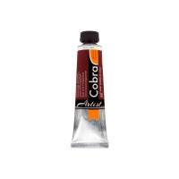 Produktbild för Cobra Artist vattenblandbar oljefärg 419 transparent rödockr...