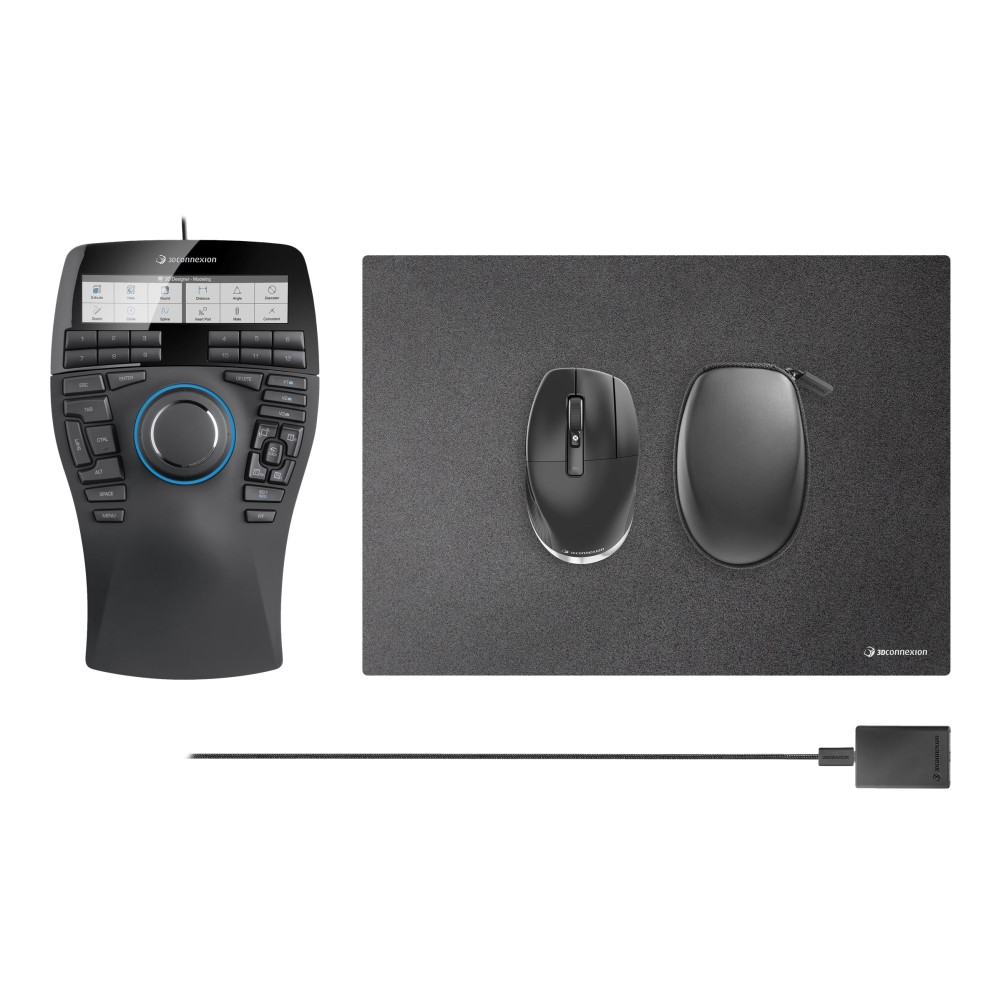 Produktbild för 3Dconnexion SpaceMouse Enterprise Kit 2 - 3D-mus