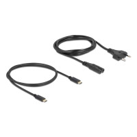 Produktbild för Delock - strömadapter - GaN, 3 x USB-C PD 3.1 och 1 x USB-A med 145W strömadapter EU/US/UK - 145 Watt