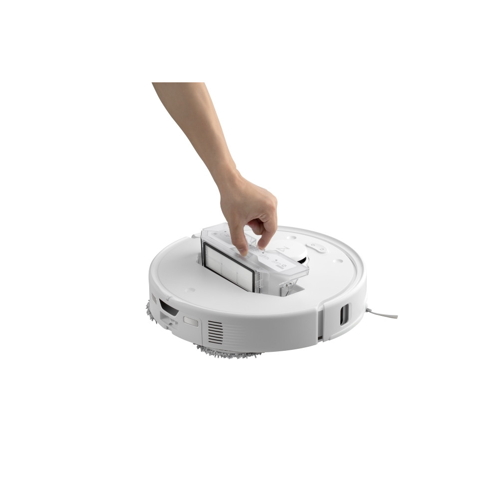 Produktbild för Roborock Qrevo Curv 5A1, Utan påse, Svart, Vit, Rund, Dammpå...