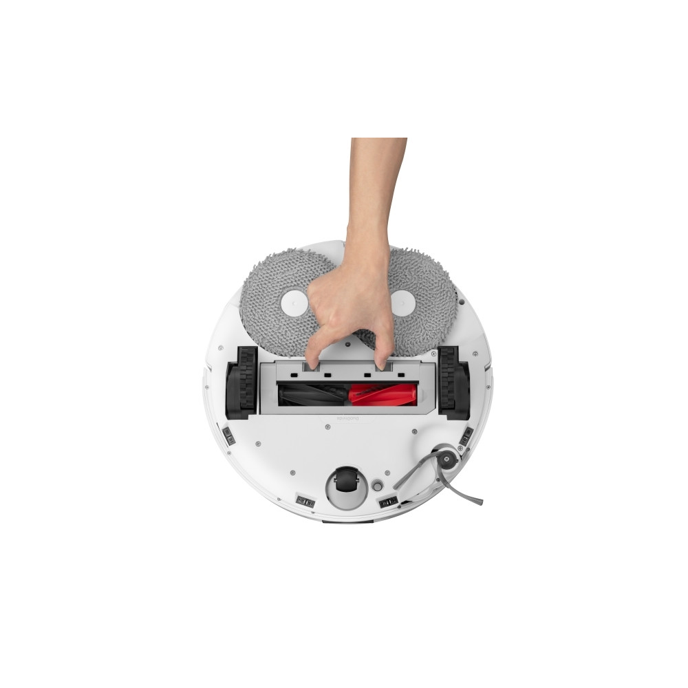 Produktbild för Roborock Qrevo Curv 5A1, Utan påse, Svart, Vit, Rund, Dammpå...