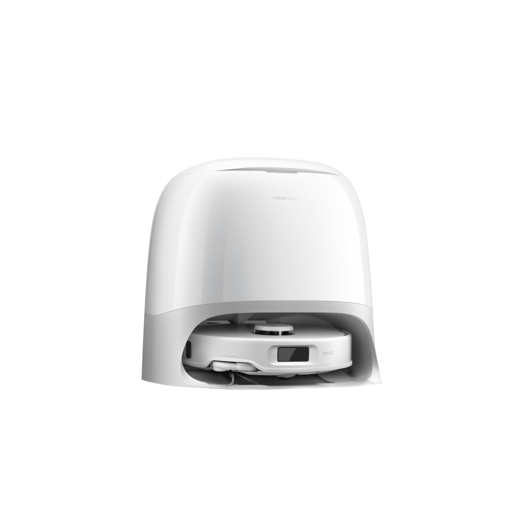 Produktbild för Roborock Qrevo Curv 5A1, Utan påse, Svart, Vit, Rund, Dammpå...