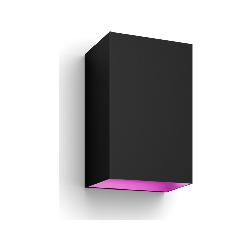 Produktbild för Philips Hue White and Color Ambiance Resonate - vägglampa - LED x 2 - 8 W - 2000-6500 K - svart