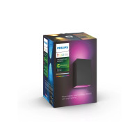 Produktbild för Philips Hue White and Color Ambiance Resonate - vägglampa - LED x 2 - 8 W - 2000-6500 K - svart