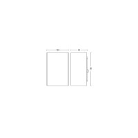 Produktbild för Philips Hue White and Color Ambiance Resonate - vägglampa - LED x 2 - 8 W - 2000-6500 K - svart