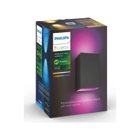 Produktbild för Philips Hue White and Color Ambiance Resonate - vägglampa - LED x 2 - 8 W - 2000-6500 K - svart