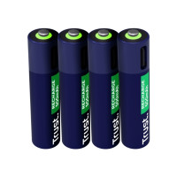 Produktbild för Trust batteri - USB-C - med batteri - 4 x AAA