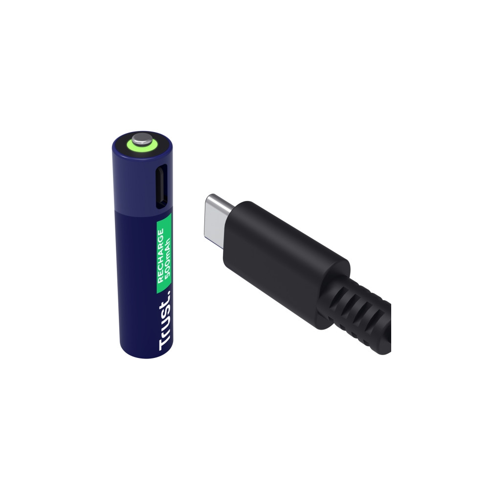 Produktbild för Trust batteri - USB-C - med batteri - 4 x AAA