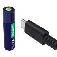 Produktbild för Trust batteri - USB-C - med batteri - 4 x AAA