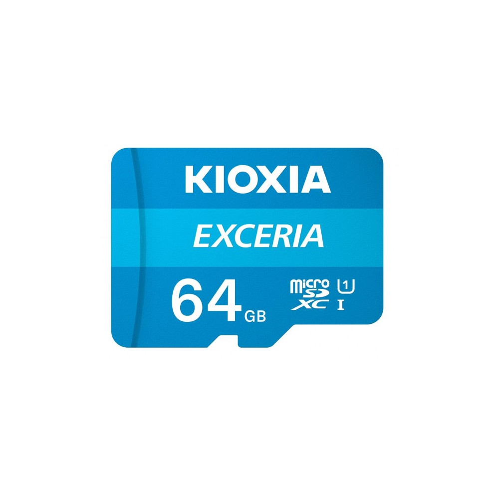 Produktbild för KIOXIA EXCERIA - flash-minneskort - 64 GB - mikroSDXC UHS-I