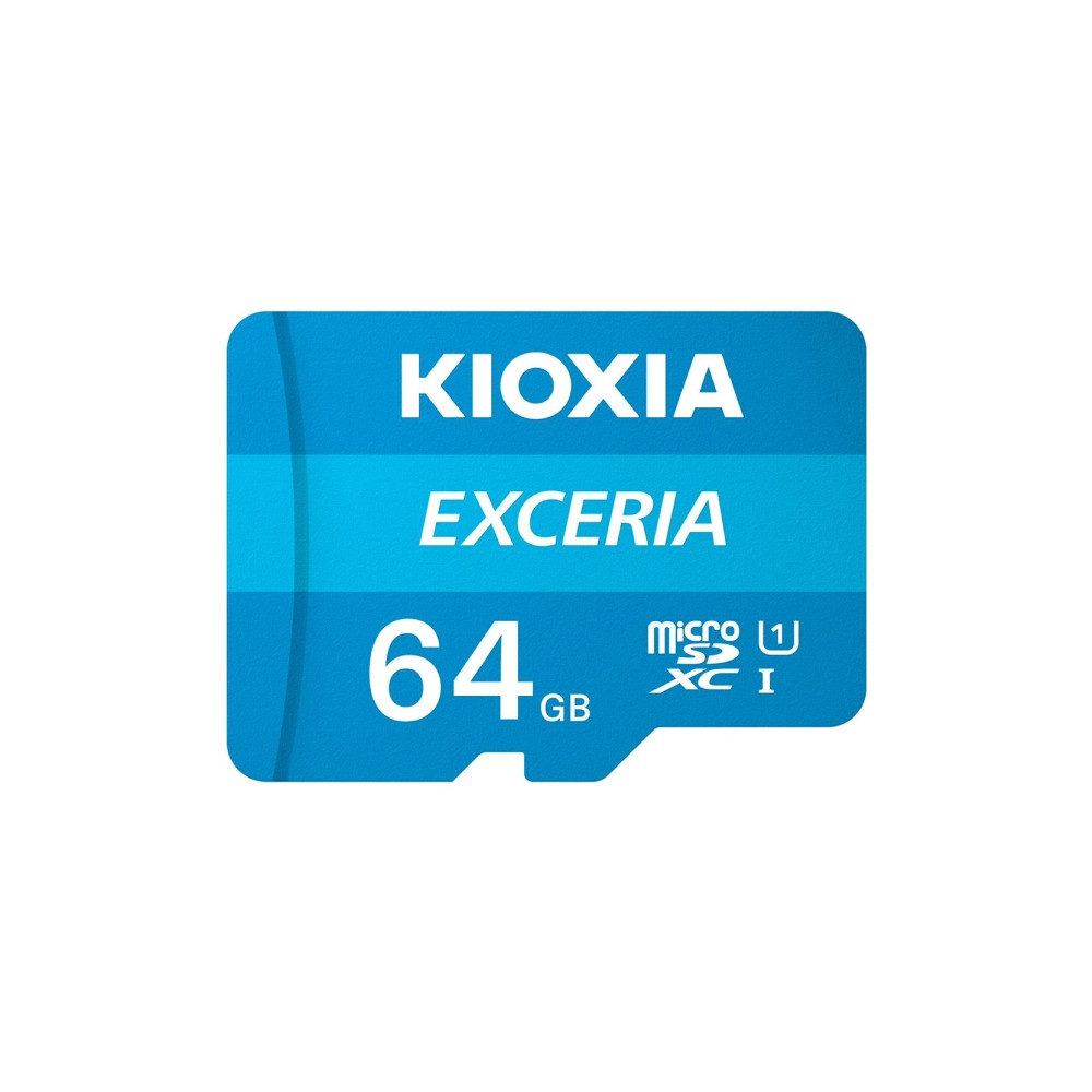Produktbild för KIOXIA EXCERIA - flash-minneskort - 64 GB - mikroSDXC UHS-I