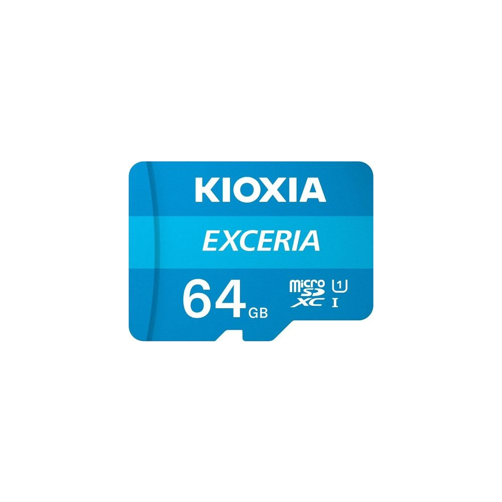 Produktbild för KIOXIA EXCERIA - flash-minneskort - 64 GB - mikroSDXC UHS-I