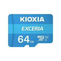 Produktbild för KIOXIA EXCERIA - flash-minneskort - 64 GB - mikroSDXC UHS-I