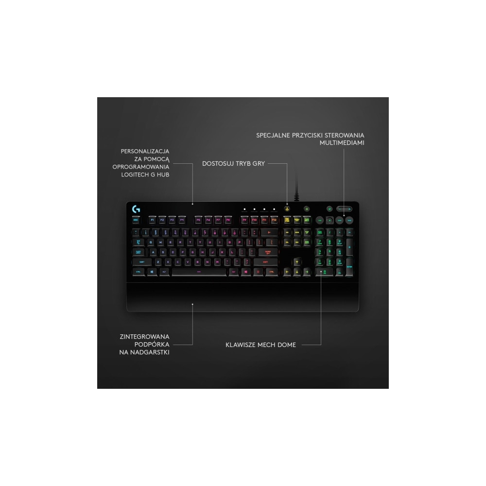 Produktbild för Logitech Prodigy G213 - tangentbord - USA, internationellt Inmatningsenhet