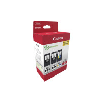 Produktbild för Canon PG-560XL x2/CL-561XL Multi Value Pack - 3-pack - Lång livslängd - svart, färg (cyan, magenta, gul) - original - bläckpatron