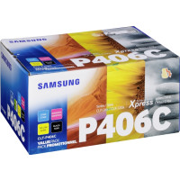 Produktbild för HP CLT-P406C - 4-pack - svart, gul, cyan, magenta - original - tonerkassett (SU375A)