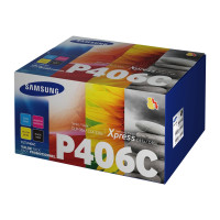 Produktbild för HP CLT-P406C - 4-pack - svart, gul, cyan, magenta - original - tonerkassett (SU375A)