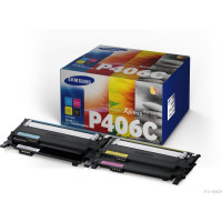 Produktbild för HP CLT-P406C - 4-pack - svart, gul, cyan, magenta - original - tonerkassett (SU375A)