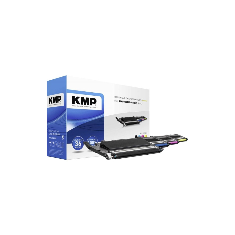 Produktbild för HP CLT-P406C - 4-pack - svart, gul, cyan, magenta - original - tonerkassett (SU375A)