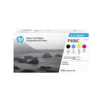 Produktbild för HP CLT-P406C - 4-pack - svart, gul, cyan, magenta - original - tonerkassett (SU375A)