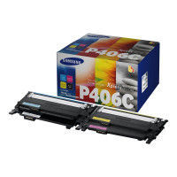 Produktbild för HP CLT-P406C - 4-pack - svart, gul, cyan, magenta - original - tonerkassett (SU375A)
