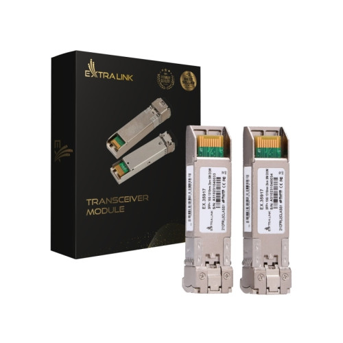 EXTRALINK Extralink SFP+ 10G 2-pack | Modul SFP+ | 10Gbps, LC/UPC, 131...