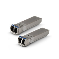 Produktbild för Extralink SFP+ 10G 2-pack | Modul SFP+ | 10Gbps, LC/UPC, 131...