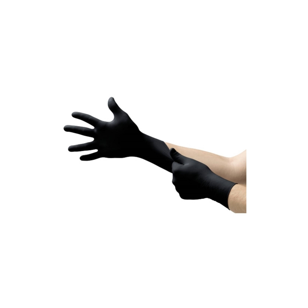 Produktbild för Ansell Microflex MidKnight Touch 93-732 stl 9,5-10 (XL) engå...