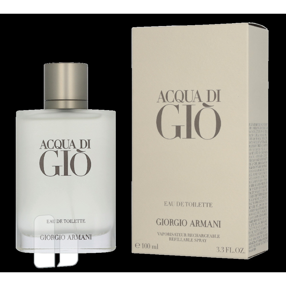 Produktbild för Armani Acqua Di Gio Pour Homme Edt Spray Refillable 100 ml Herr