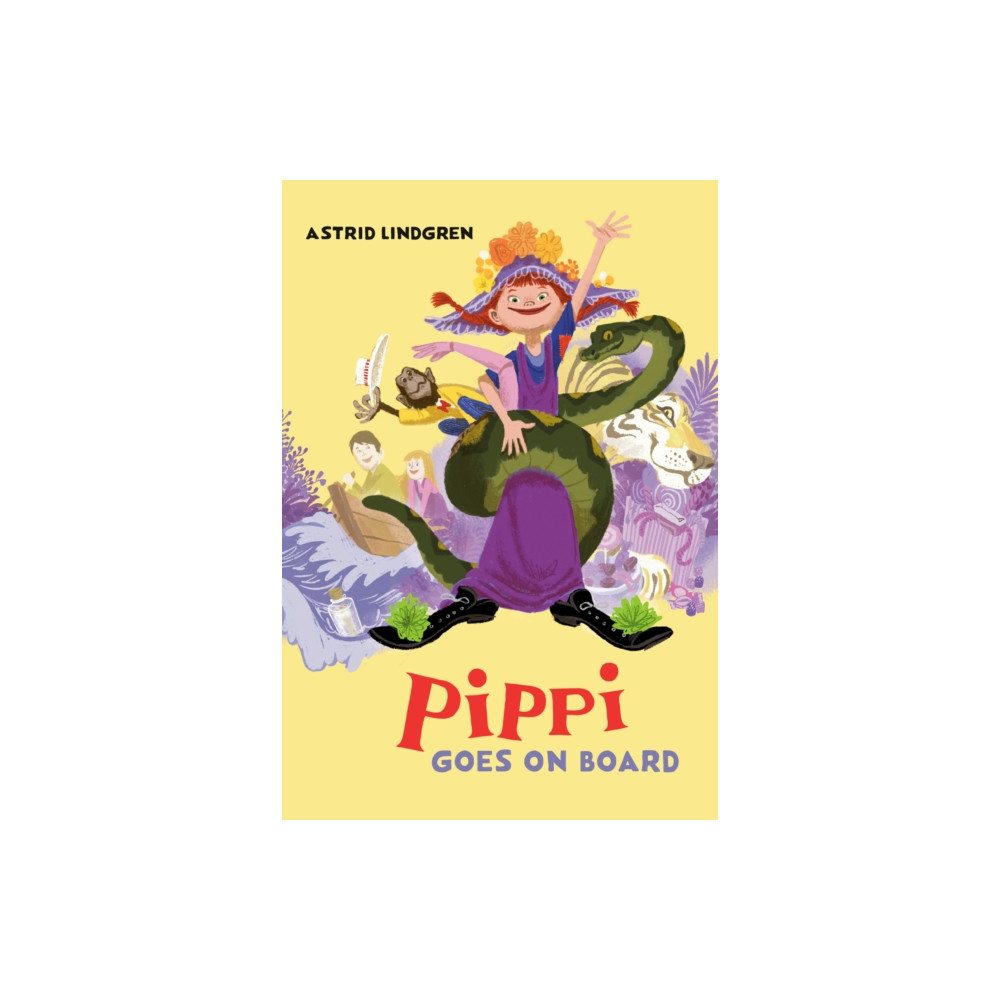 Produktbild för Pippi Goes on Board (häftad, eng)