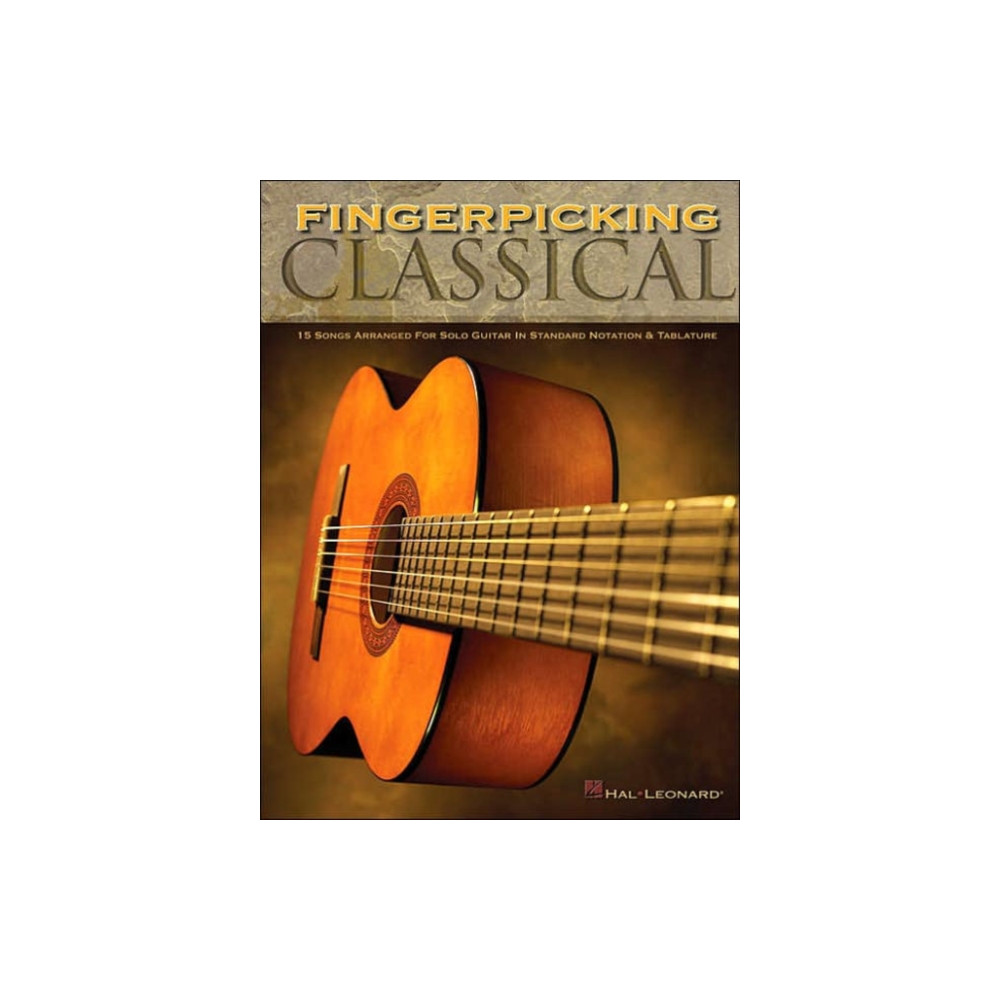 Produktbild för FINGERPICKING CLASSICAL GTR TAB (häftad, eng)