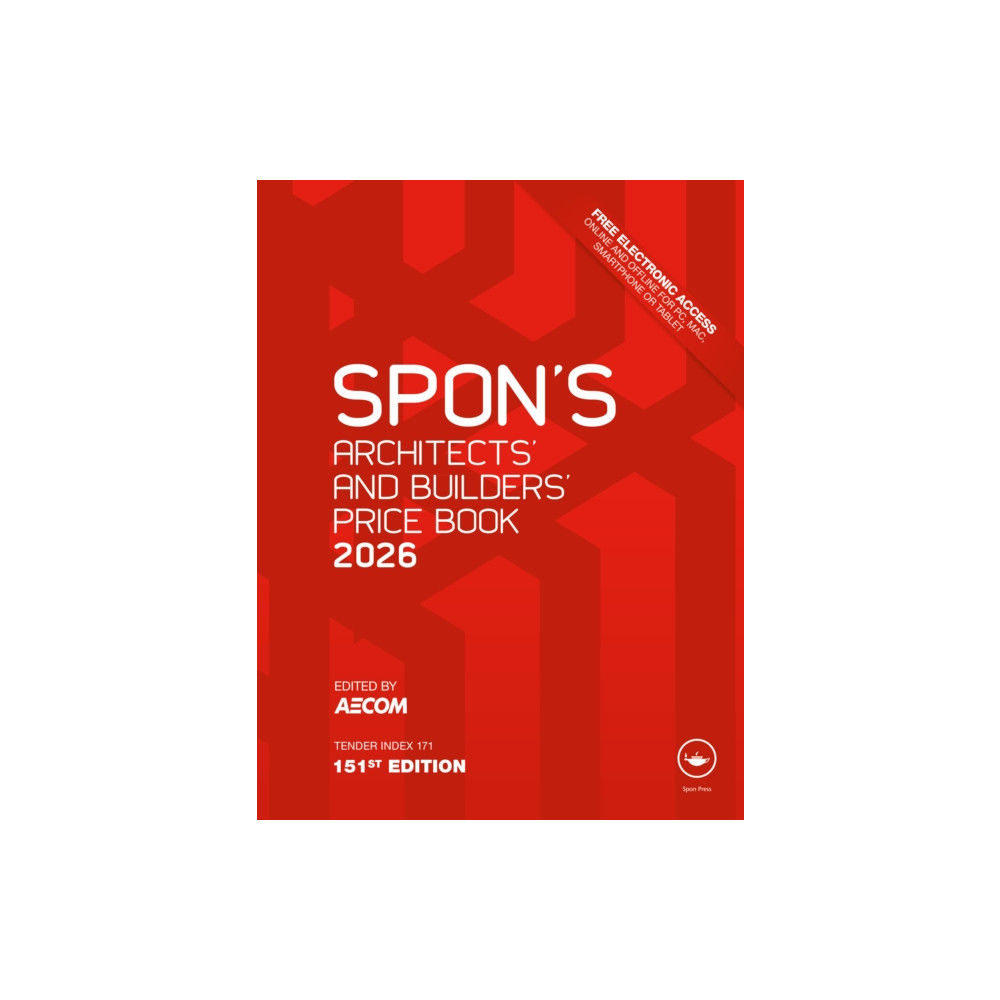 Produktbild för Spon's Architects' and Builders' Price Book 2026 (inbunden, eng)